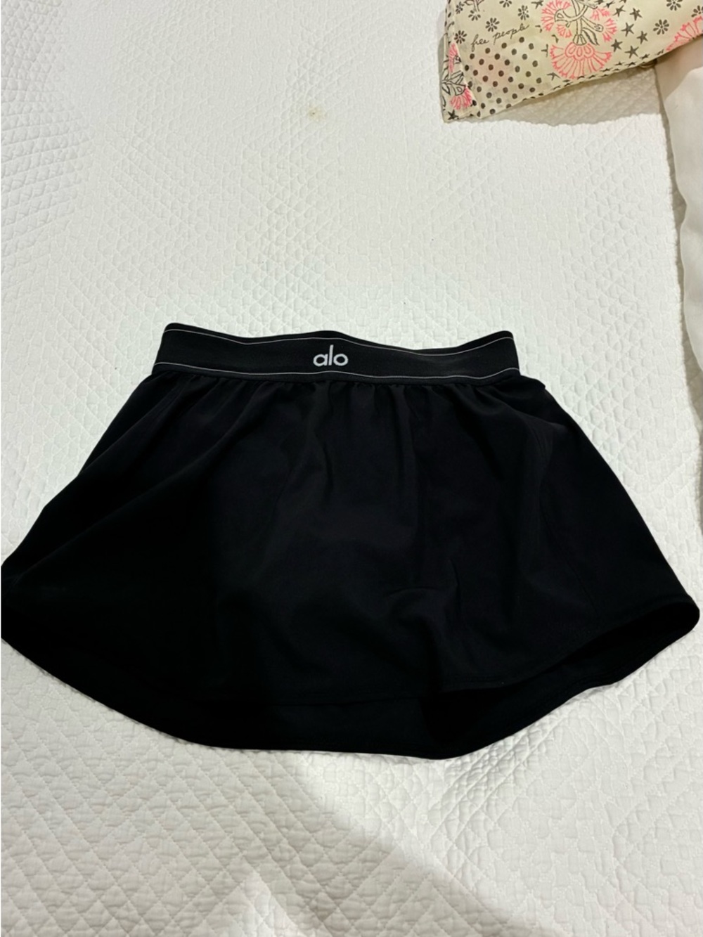 ALO Yoga Black Athletic Skort